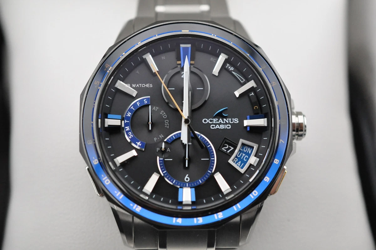 Casio Oceanus GPS Radio Onda Solar Titanio OCW-G2000G-1AJF