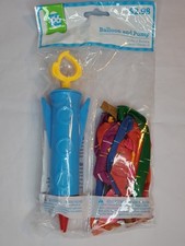 Balloon and Air Pump Kit Set Rocket Shaped Pump Balloons