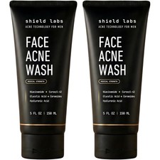 Shield Face Acne Wash for Men and Boys, Curoxyl42 Face Wash to Clear, Treat, ...