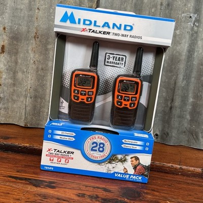 NEW 2-Pack Midland X-Talker Two-Way Radio WALKIE TALKIE Rechargeable T51VP3
