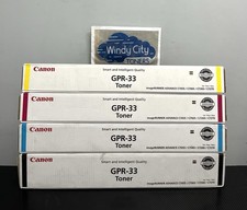 Canon GPR-33 Toner Cartridge Set KCMY For C7055 C7065 C7260 C7270 Genuine New