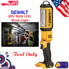 DEWALT 20V MAX LED Work Light DCL050 Pivoting Head Rechargeable Bare Tool