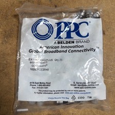 25-Pack of OPPC-Belden EX11N716WSPLUS Compression Connector