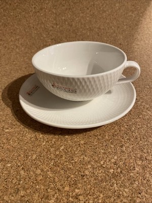 Maxwell & Williams Teetasse mit Untertasse 15 cm White Basics Round Diamonds NEU