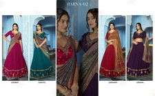 Presenting Vichitra Silk Lehenga Choli With Dupatta For Indian Festival Wear
