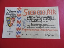 * Stadt Kiel 5 Millionen Mark 1923 * Serie C * 062242 * (Alb.4)