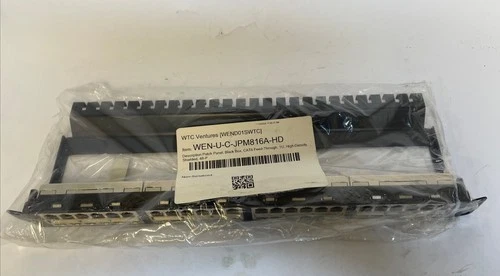 BLACK BOX WEN-U-C-JPM816A-HD CAT6 FEED THROUGH HIGH DENSITY PATCH PANEL 48-P