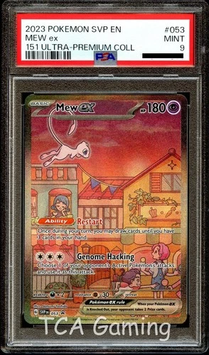 PSA 9 MINT Mew Ex SVP053 ALTERNATE ART HOLO 151 UPC PROMO Pokemon Card