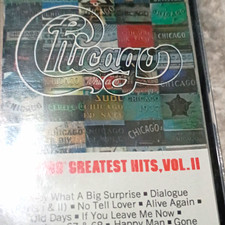 Chicago Greatest Hits, Volume II Classic Rock Greatest Hits Cassette CT 3768