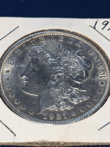 1921 P UNC Morgan Silver Dollar 90% Silver