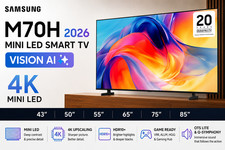 Samsung M70H Mini LED 4K Vision AI Smart TV 2026 43" 50" 55" 65" 75" 85"