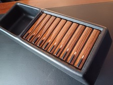 Mercedes W123 C-Box Kassettenfach für Mittelkonsole Fischer Zebrano Optik Mercedes W123 C-Box Kassettenfach für Mittelkonsole Fischer Zebrano Optik