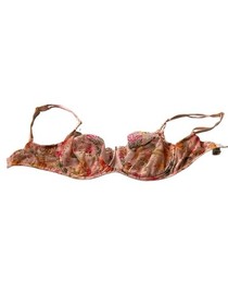 Lise Charmel Bra Folies de Fleurs 1/2 Cup Balconette Bra Pink Floral Size 34F