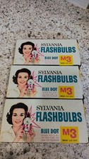 Lot Of 26 Sylvania Flash Bulbs Blue Dot M3