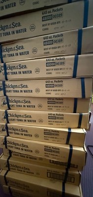 Chicken of the Sea Premium Wild Caught Light Tuna, 43 Ounce Pouch, 6 Per Case