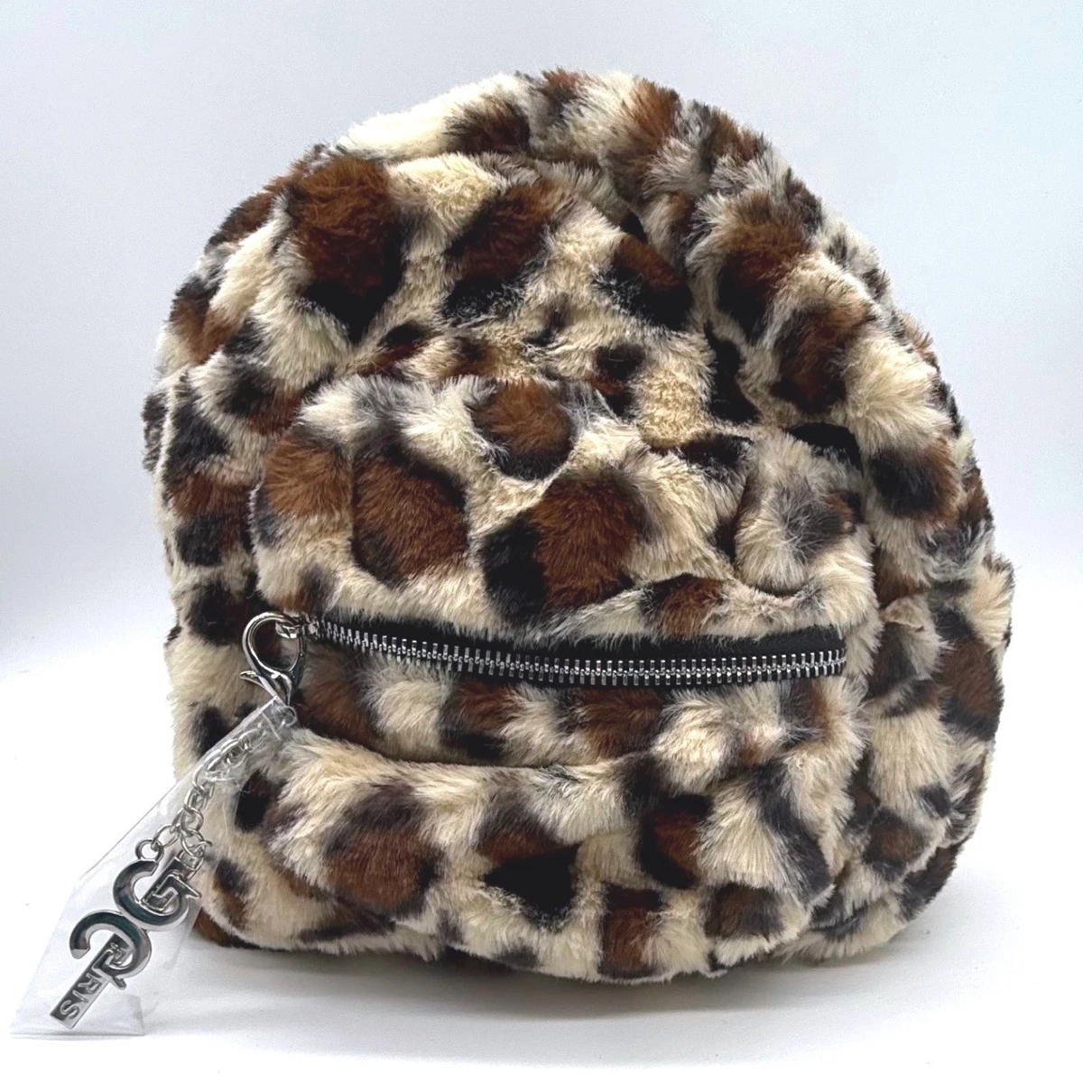 Faux Fur Exterior Backpack Small Bags & Handbags for Women 