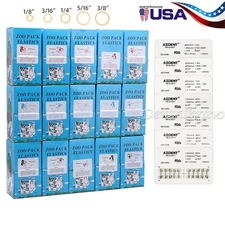 AZDENT Dental Ortho Elastics Rubber Bands Ortho Latex Braces / Bracket Mini Roth