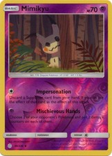 NM-Mint Mimikyu - 96/236 - Uncommon - Reverse Holo Pokemon Cosmic Eclipse on eBay