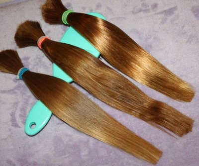 HAIR REBORN WIG 4.4oz VERY BABYFINE WARM BLONDE BLENDS BUNDLE PONYTAILS F57