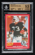 1989 Score Willie Gault #218 BGS 9.5 GEM MINT 15t4