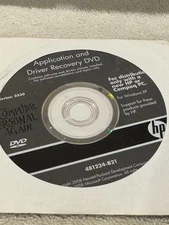 HP Application & Driver Recovery DVD Series 2530 Win XP - CD ONLY VERY GOOD COND