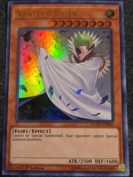 Vanity's Ruler DUOV-EN061 Ultra Rare 1st Edition Duel Overload