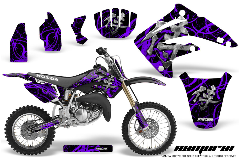 Factory EFX CR85 Swingarm & Airbox Number Plate Decal Stickers - CR 85 Dirtbike Graphics Kit