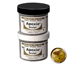 Aves Apoxie Sculpt 1 Lb Black - Air Dry Modeling Clay Compound Self Hardening