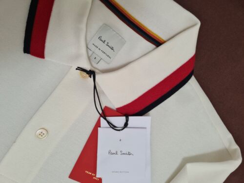 Paul Smith Polo Shirt Rabbit Emblem Size S Cream - Picture 3 of 6