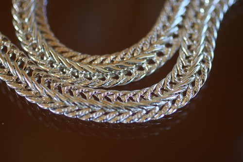 VNT *:ANNE KLEIN SILVER TONE NK + RING BRACELET & EARRINGS MARRIAGE OF JEWELS:* - Bild 19 von 24