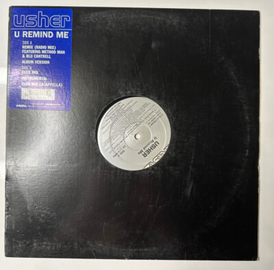 Usher - U Remind Me (12'') Feat Method Man Remix And BLU Cantrell EX