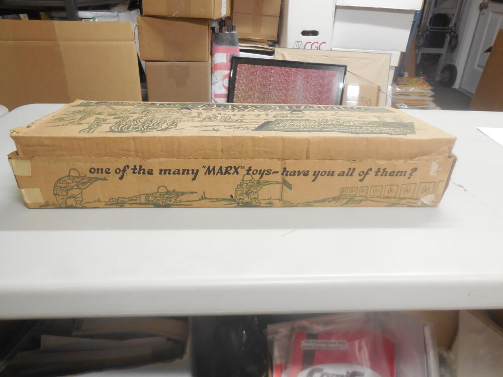 Marx Army Training Center Play Set W/' Original Box 1950's