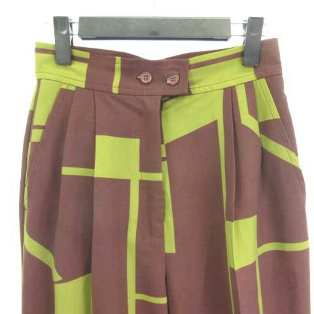 パンツ TODAYFULHighwaist Tuck Trousers 36 TODAYFUL Geometric Tuck Trousers Slack Pants Total Pattern