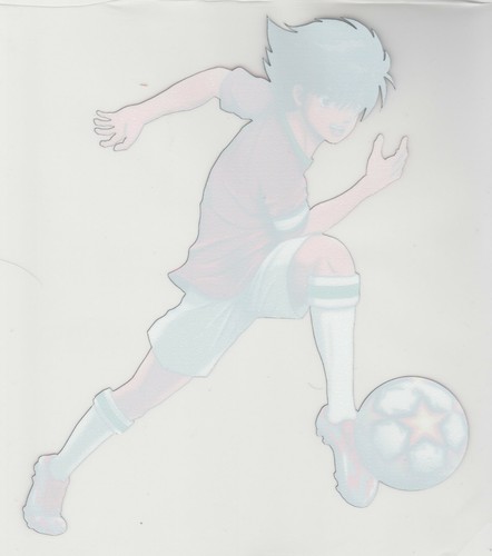 19x22cm football soccer boy iron-on creative illustration drawing artwork - Picture 4 of 8