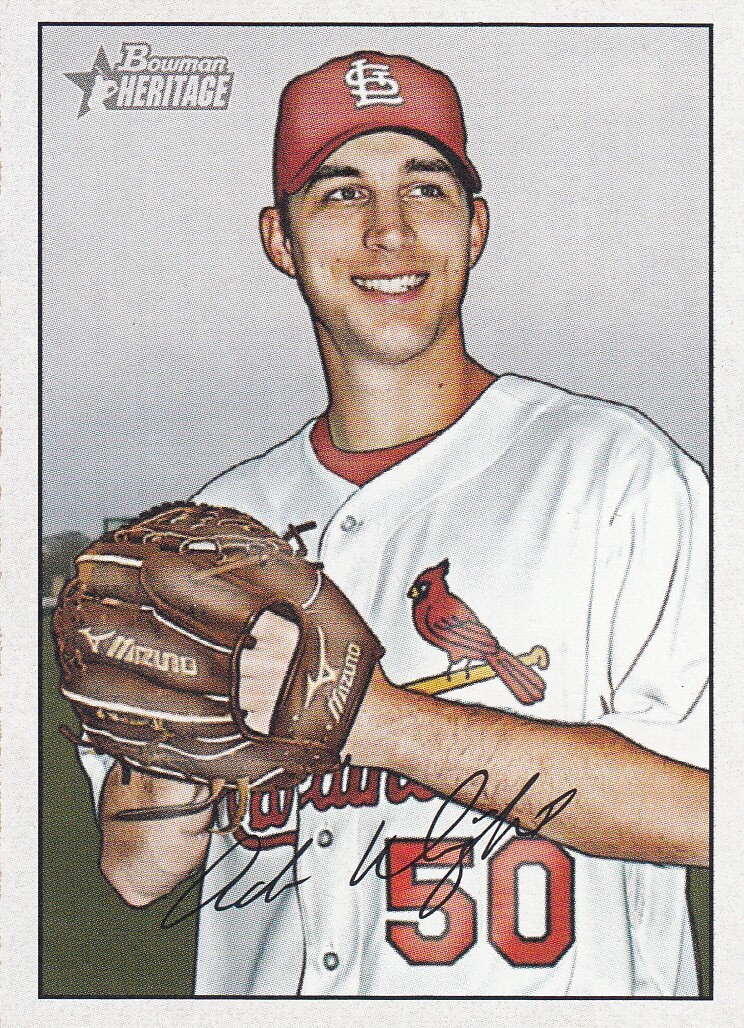 2007 Bowman Heritage - #88 Adam Wainwright-St. Louis Cardinals