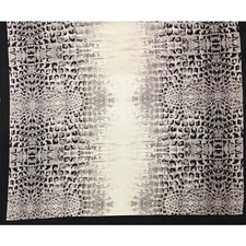 Wyoming Traders Wild Rag Charmeuse Crocodile Silk Western Scarf - 34.5" & 20"