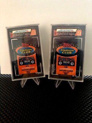 1992-93 TOPPS STADIUM CLUB SERIES 2 CELLO PACK! SMC 7.5 NMT+ ! #761   NICE!