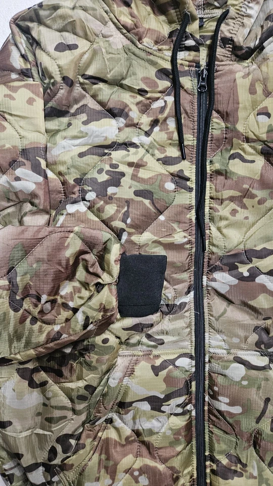 Woobie Hoodie Multicam full zip Parka Military Blanket Jacket USGI Tactical ocp - Image 2 of 4