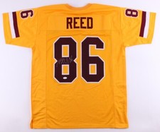 Jordan Reed Signed Washington Redskins Throwback Jersey (JSA COA) Pro Bowl T.E,