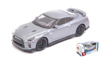 Burago 1/43 Nissan Gt R 2017 Grau Modellbau Statisches Modell Diecast
