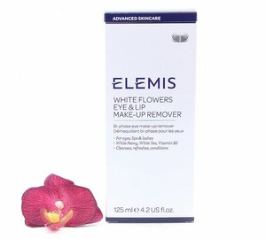 elemis white flowers eye & lip makeup remover