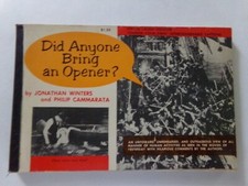 Did Anyone Bring An Opener? Jonathan Winters Philip Cammarata Vintage Humor Book
