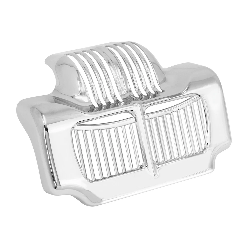 Cubierta de enfriador de aceite cromada para Harley Touring Road King Electra Street Glide 11-16 Foto 3 de 4