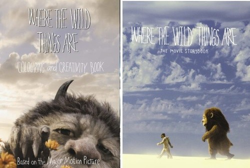 NEW x 2 WHERE THE WILD THINGS ARE books COLOURING & ACTIVITY and MOVIE STORYBOOK