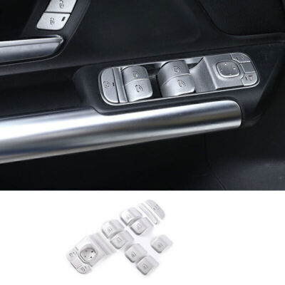 For Benz GLB 200 250 35 2020-2024 Silver Window Lift Panel Switch Button Sticker