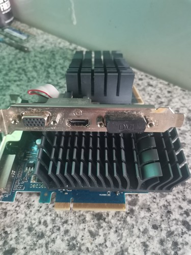 Asus Nvidia GeForce GT 710 1gb graphics card gpu full height - Picture 2 of 2