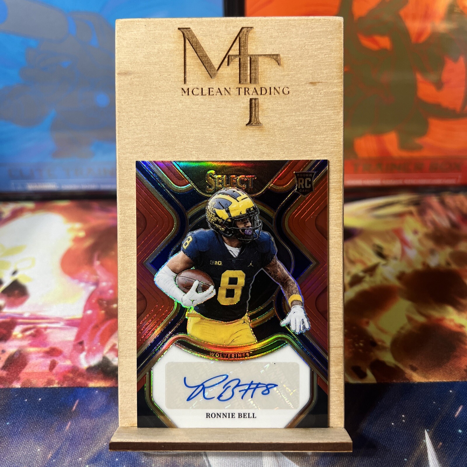 Ronnie Bell Panini Select Draft Picks Rookie Signatures #RSRBE Red