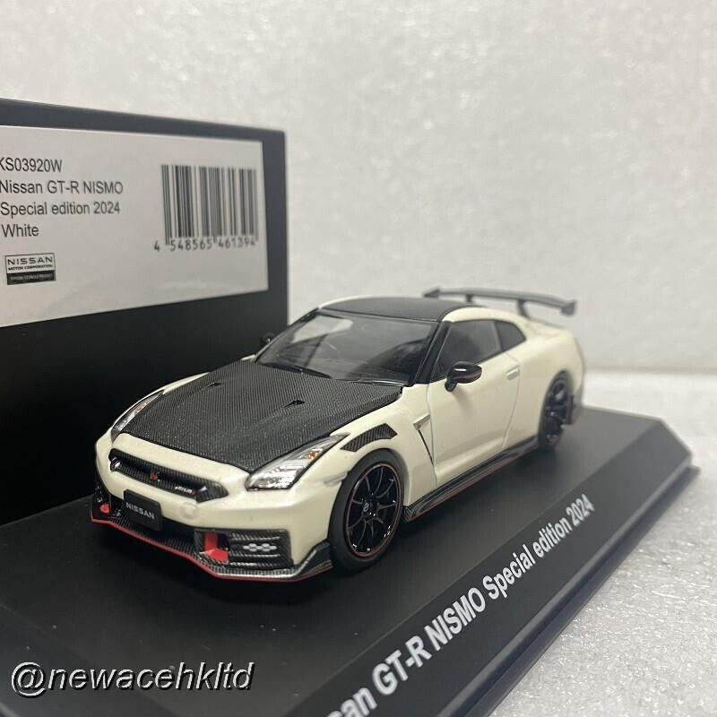 多様な NISSAN GT-R NISMO Special edition 2024 White KYOSHO MODELS 1 乗用車