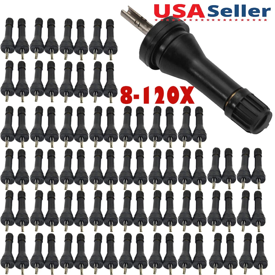Lot Rubber Replacement TPMS Sensor Tire Valve Stem Snap-In Repair Kit VS-90 New - Image 2 of 4