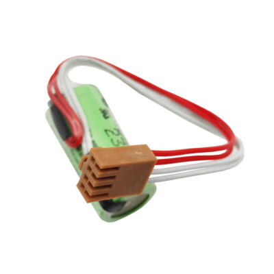 Batterie 3V 1700mAh Non Rechargeable Pour PLC Omron C200H-BAT09 - Avec Connecteur - Neuf